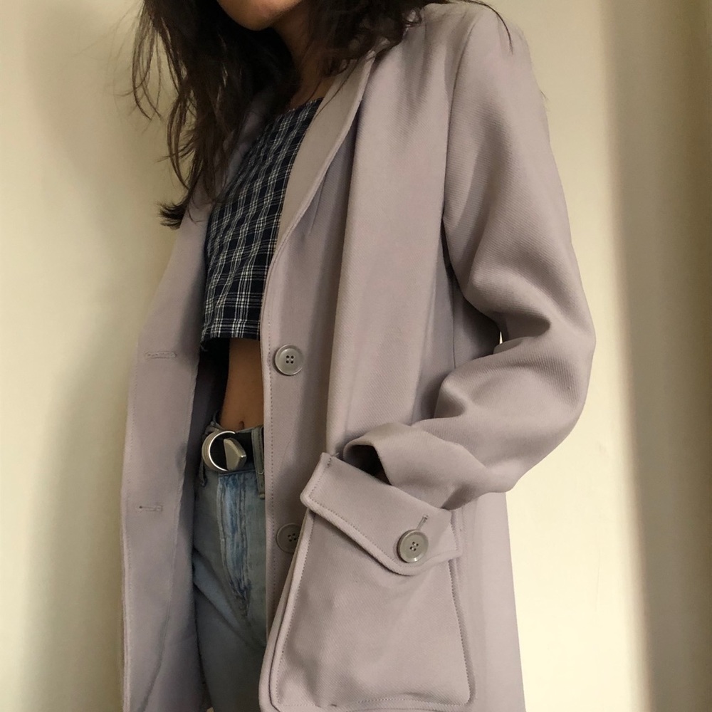 SHOP CLOSING H&M Soft Grey Overcoat